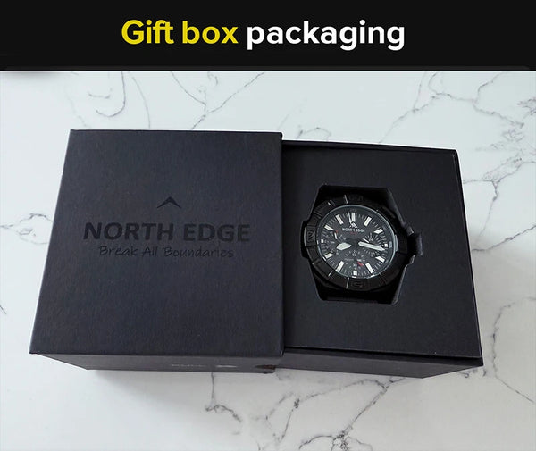 North Edge Blaze 2025 Solar Sports Watch – Waterproof, Night-Ready, Adventure-Driven