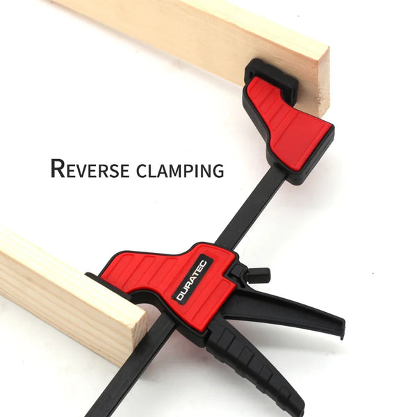 4 6 12 Inch Quick Ratchet F Clamp Heavy Duty Wood Working Work Bar Clamp Clip Kit Woodworking Reverse clamping 100 150 300mm