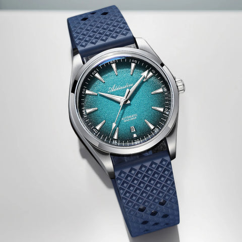 ADDIESDIVE Men's Automatic Mechanical Watch – Japan 8215 Movement, Bubble Mirror Glass, Super Luminous Luxury Dress Timepiece