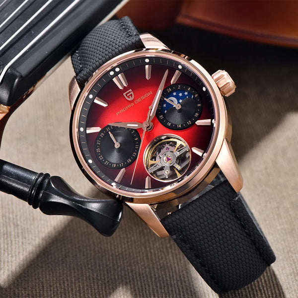 2025 Pagani Design Men's Luxury Automatic Watch – 41MM Stainless Steel Mechanical Timepiece, 100M Waterproof