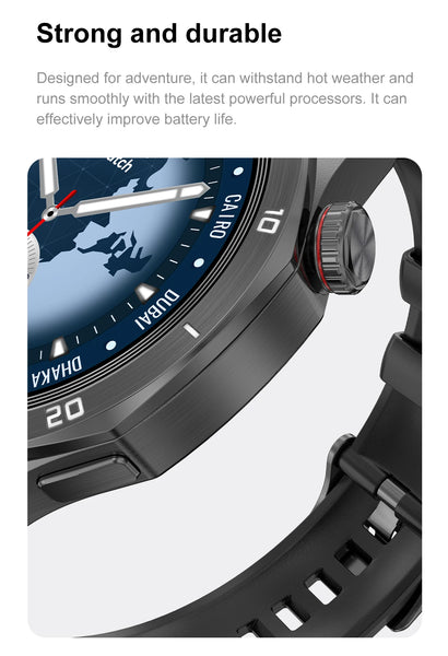 2025 For Android iOS Watch DT5pro Smart Watch 4GB Big Memory GPS Navigation MP3/MP4 Player APP Download Sports trackr Smartwatch