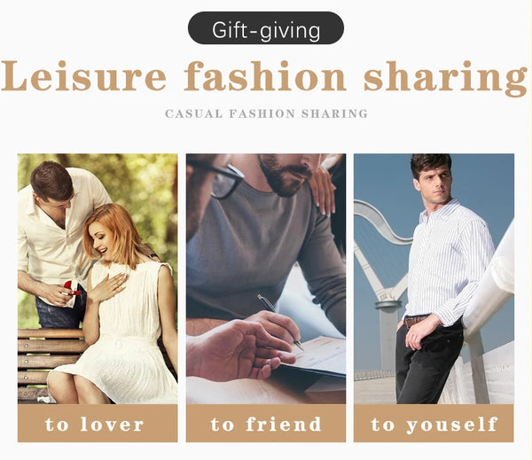 OCHSTIN Men’s Quartz Watch – Waterproof, Leather Strap, 24-Hour Display, Multifunction Classic Wristwatch