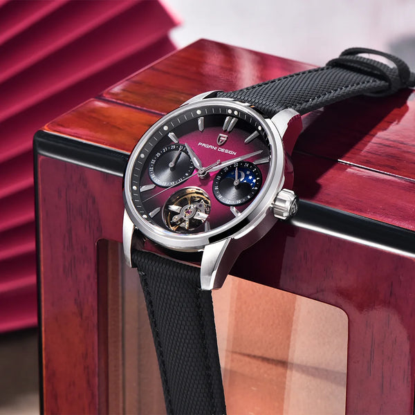 2025 Pagani Design Men's Luxury Automatic Watch – 41MM Stainless Steel Mechanical Timepiece, 100M Waterproof