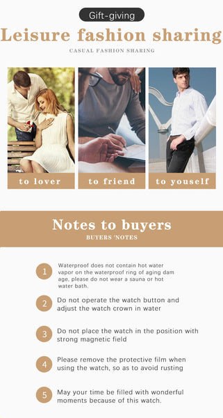 OCHSTIN Men’s Quartz Chronograph Watch – Waterproof, Leather Strap, Luminous Hands, Luxury Wristwatch