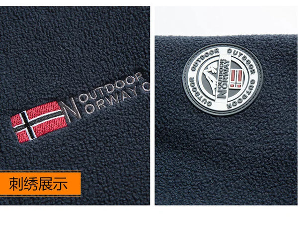 Men’s Norwegian Wool Winter Jacket – Thick, High-Neck, Warm Tight Fit Coat, US Sizing