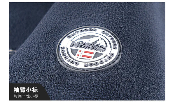 Men’s Winter Lamb Wool Jacket Retro Sports Style Thick Warm Plus Size Casual Coat