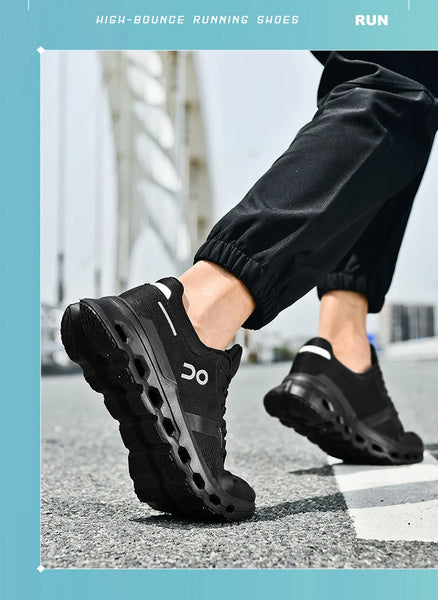 Spring Ultralight Running Shoes – Men's & Women's Breathable Platform Sneakers, Outdoor Gym Tennis Athletic Footwear