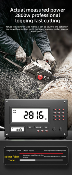 16 Inch High Power Electric Chain Saws Handheld Woodworking Cutting Wood Electric Saws Electric Chain Saw For Felling Cutting