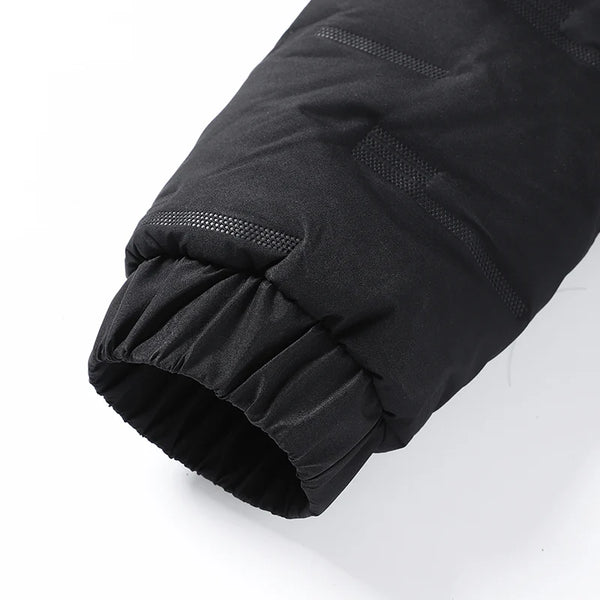 Men's Slim Fit Cotton Bomber Jacket – Thicken Padded Streetwear for Autumn & Winter