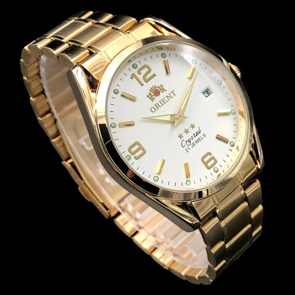 Orient Men's Luxury Automatic Watch – Tourbillon, All-Steel, Multi-Function, New