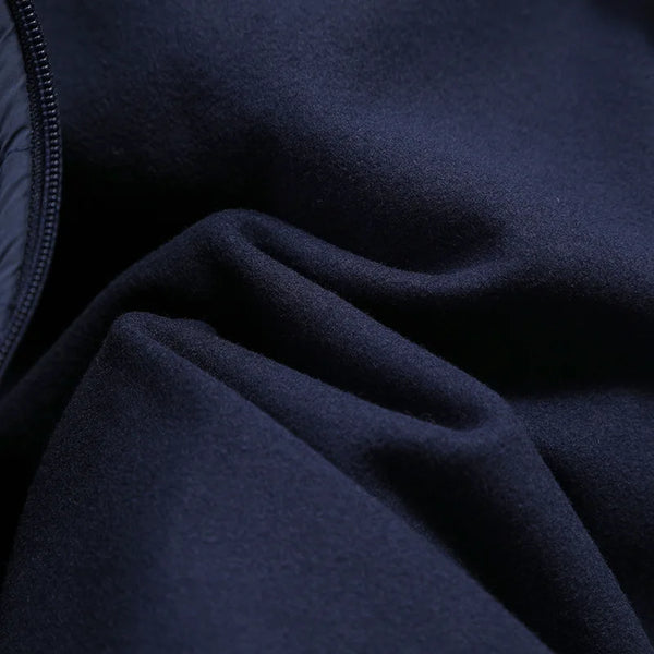 Men's Norway Winter Cotton Jacket – Outdoor Stand Collar Spliced Casual Coat, Warm Padded Outerwear