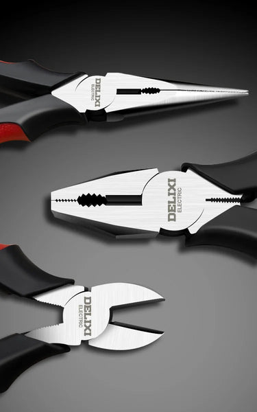 🔧 DELIXI ELECTRIC 3-Piece Pliers Set
Cut. Twist. Clamp. Conquer.
Upgrade your toolbox with this precision-engineered trio from DELIXI ELECTRIC—designed for serious grip and clean cuts every time.
🧰 Set Includes:
•