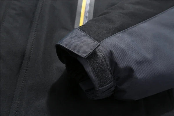 Men’s Army Green Winter Jacket – Waterproof Fleece Parka, Windbreaker, Plus Size 9XL Coat