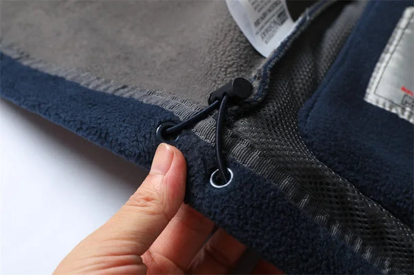 Unisex Winter Fleece Jacket – Thick Double-Layer, Hooded, Cold-Resistant, Norway Style,