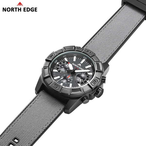 North Edge Blaze 2025 Solar Sports Watch – Waterproof, Night-Ready, Adventure-Driven