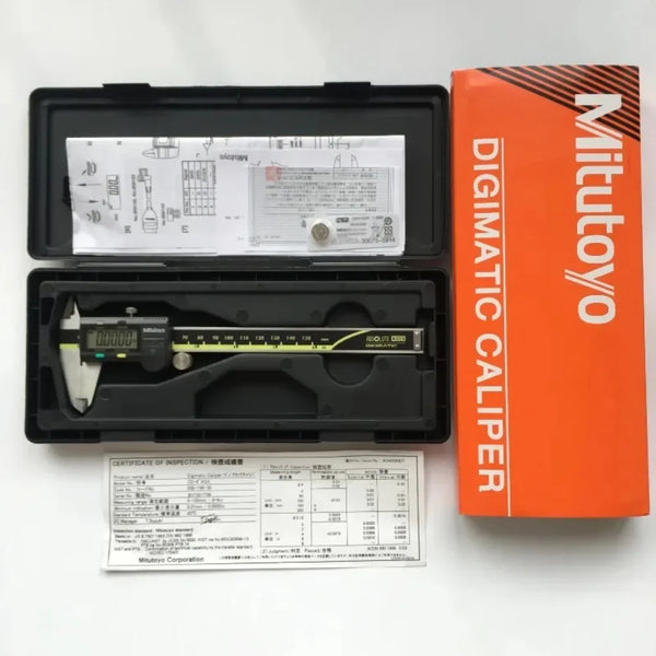 Mitutoyo 500-196-30 LCD Digital Vernier Calipers 0-150mm Electronic Stainless Steel Measuring Tool 6 Inch