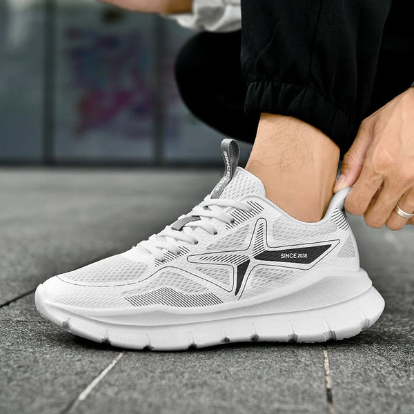 Unisex Couple Sneakers – Lightweight Spring Running Shoes, Anti-Slip, Soft Sole, Gym Training & Tennis Footwear