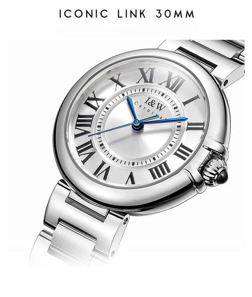 CARNIVAL Women’s Quartz Watch – Luxury Sapphire, Stainless Steel, Waterproof Fashion Wristwatch, Relogio Feminino