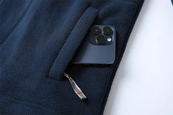 Unisex Winter Fleece Jacket – Thick Double-Layer, Hooded, Cold-Resistant, Norway Style,