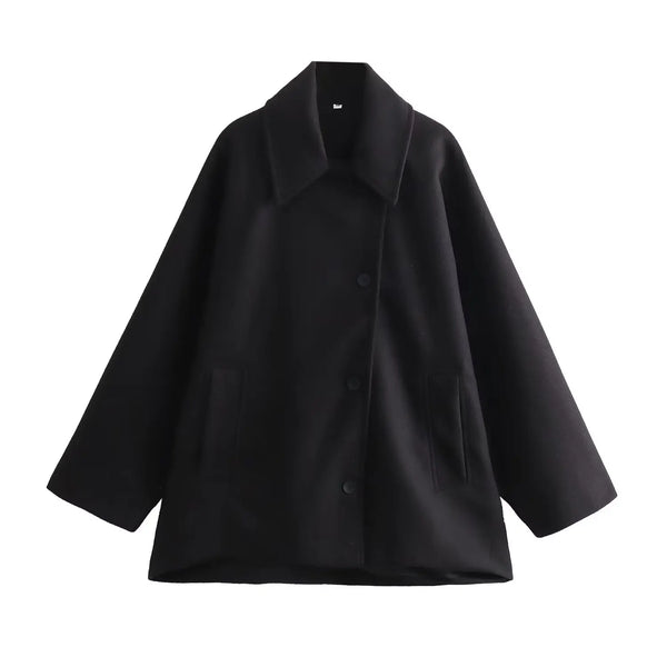 Women's Oversized Long Jacket – Autumn Winter Trench Coat, Bomber Style, New Arrival