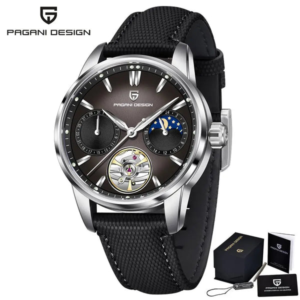 2025 Pagani Design Men's Luxury Automatic Watch – 41MM Stainless Steel Mechanical Timepiece, 100M Waterproof