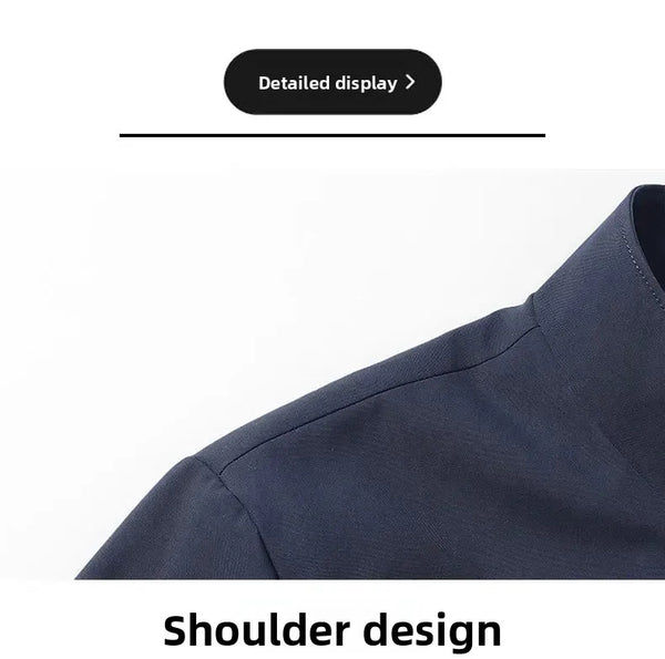 Thickened Fleece Jacket for Men – Ideal for Middle-Aged & Elderly Comfort