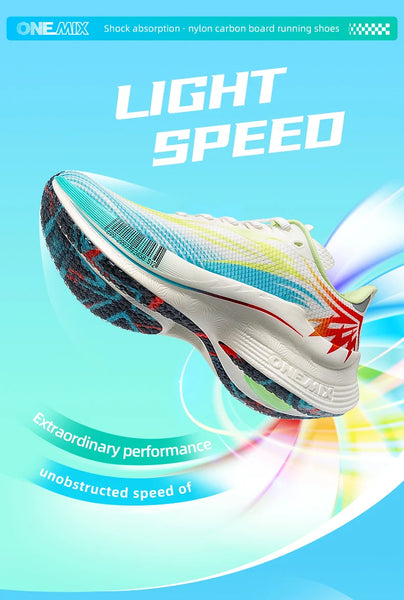 ONEMIX 2025 Carbon Plate Running Shoes – Lightweight Power, Breathable Comfort, Unisex Fit
Unleash your stride with the ONEMIX 2025 PB sneakers—engineered for runners who demand speed, support, and style. Featuring a carb