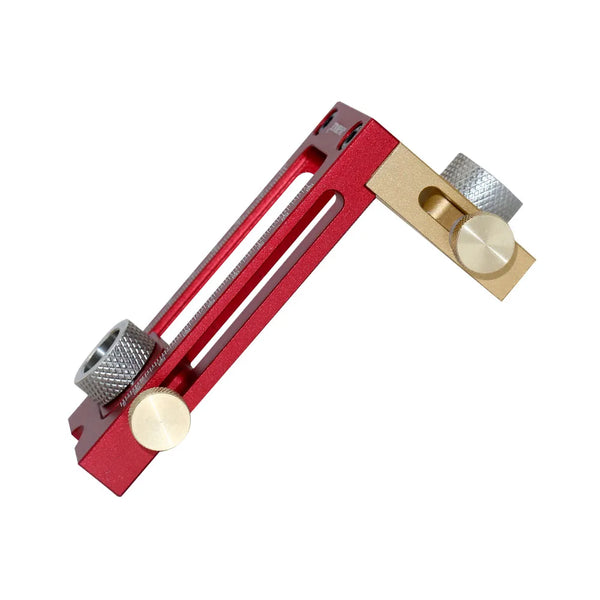 2 In 1 Drill Guide Doweling Jig Bed Cabinet Screw Punch Locator Woodworking Hole Drill Bit Set 5-Hole 6/8/10/12/15mm Pin Fixture