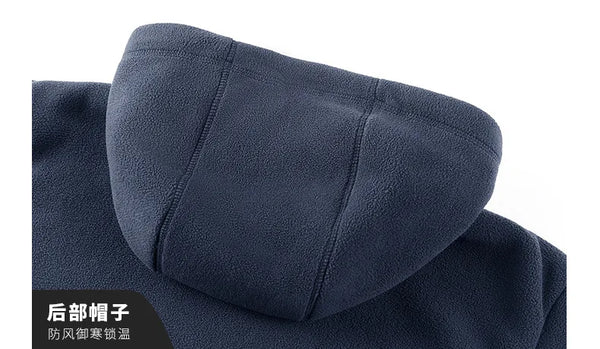 Men’s Winter Lamb Wool Jacket Retro Sports Style Thick Warm Plus Size Casual Coat