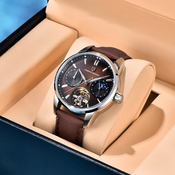 2025 Pagani Design Men's Luxury Automatic Watch – 41MM Stainless Steel Mechanical Timepiece, 100M Waterproof