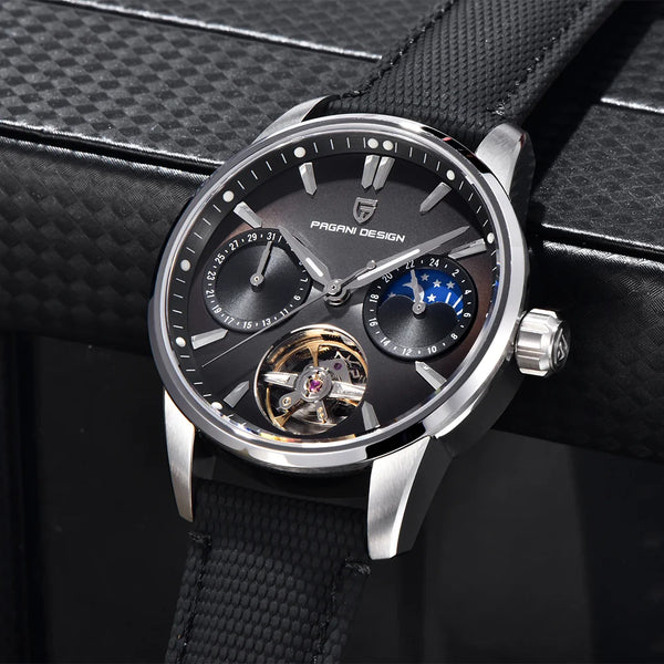 2025 Pagani Design Men's Luxury Automatic Watch – 41MM Stainless Steel Mechanical Timepiece, 100M Waterproof