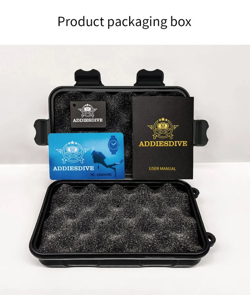 ADDIESDIVE Men's Automatic Mechanical Watch – Japan 8215 Movement, Bubble Mirror Glass, Super Luminous Luxury Dress Timepiece