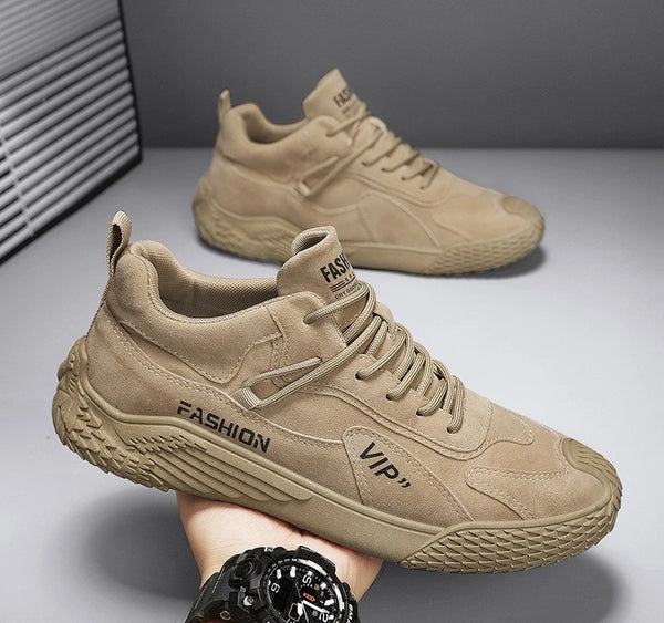 Men's Casual Fashion Sneakers – Spring/Autumn Korean Style, Trendy Youth Sports Shoes, Lightweight Single Shoe Design