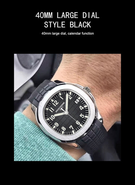 Specht&Sohne 40MM Men's Automatic Watch – Miyota 8215, Sapphire Crystal, 50M Waterproof Sport Design