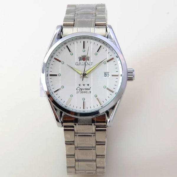 Orient Men's Luxury Automatic Watch – Tourbillon, All-Steel, Multi-Function, New