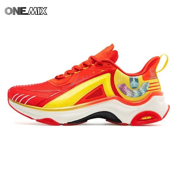 ONEMIX Men’s Running Shoes – Breathable, Wear-Resistant, Tech-Support Sneakers for Jogging & Sports