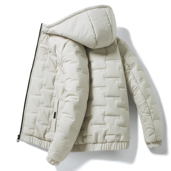 Men's Slim Fit Cotton Bomber Jacket – Thicken Padded Streetwear for Autumn & Winter