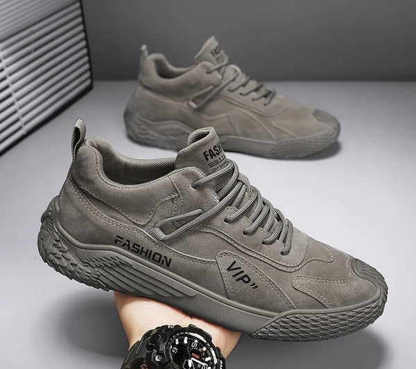 Men's Casual Fashion Sneakers – Spring/Autumn Korean Style, Trendy Youth Sports Shoes, Lightweight Single Shoe Design