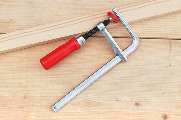 Allsome 120-300mm Wood Handle Guide Rail Clamps with Screw Action Arm  for Woodworking MFT Table and Cutting Track