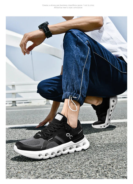 Spring Ultralight Running Shoes – Men's & Women's Breathable Platform Sneakers, Outdoor Gym Tennis Athletic Footwear