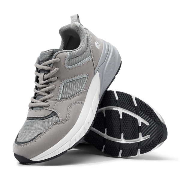 FitVille Men's Running Shoes – 4E Wide Width, Arch Support, Heel Pain Relief, Flat Feet, Plantar Fasciitis Sneakers