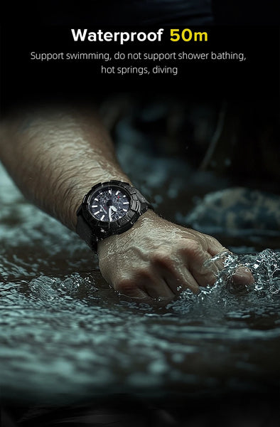 North Edge Blaze 2025 Solar Sports Watch – Waterproof, Night-Ready, Adventure-Driven