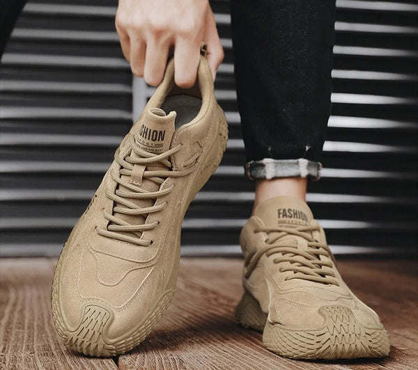 Men's Casual Fashion Sneakers – Spring/Autumn Korean Style, Trendy Youth Sports Shoes, Lightweight Single Shoe Design