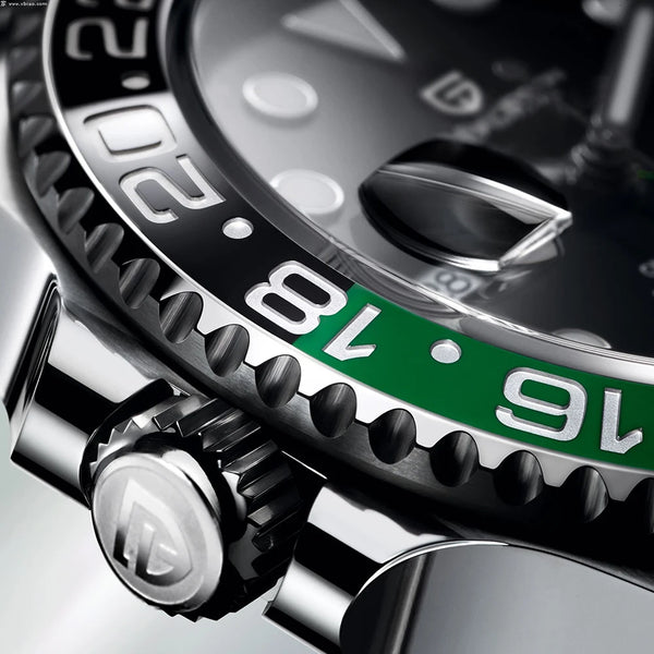PAGANI DESIGN V3 GMT Men's Watch – Luxury Automatic, Sapphire, Waterproof, 40MM Steel