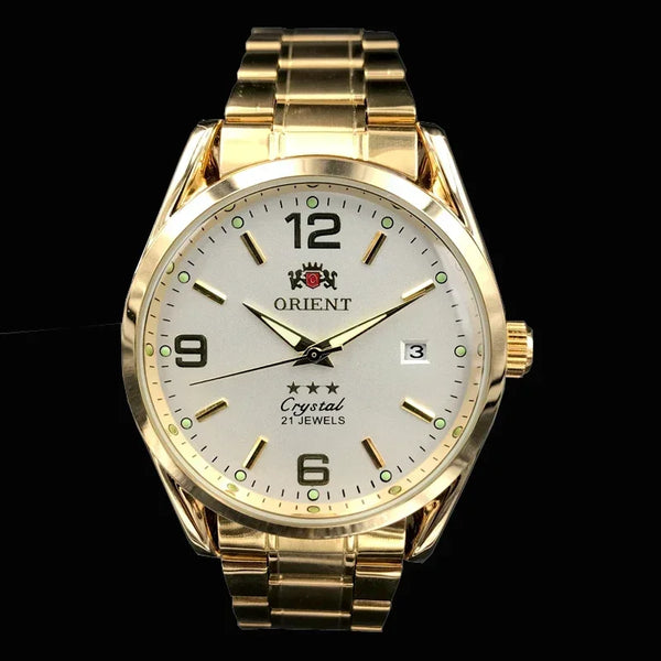 Orient Men's Luxury Automatic Watch – Tourbillon, All-Steel, Multi-Function, New