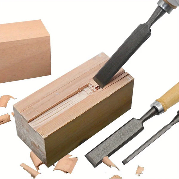 8/12/16/20mm 4 Pcs Wood Carving Chisels Set Professional for Woodworking with Ergonomic Wood Carving Tools DIY Auxiliary Tools