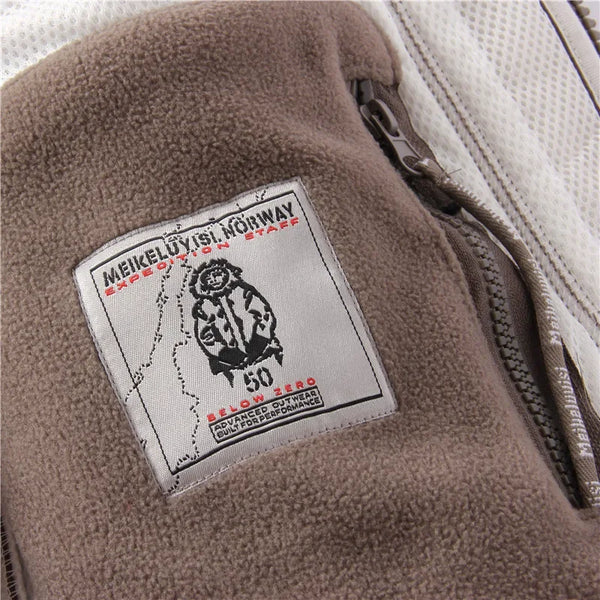 Men’s Norwegian Fleece Jacket – Thick Double-Sided, Casual Loose Fit, Plus Size Winter Coat