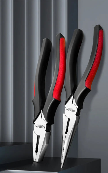 🔧 DELIXI ELECTRIC 3-Piece Pliers Set
Cut. Twist. Clamp. Conquer.
Upgrade your toolbox with this precision-engineered trio from DELIXI ELECTRIC—designed for serious grip and clean cuts every time.
🧰 Set Includes:
•