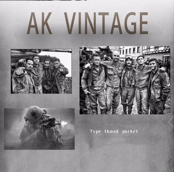 GKKS Men's Military Bomber Jacket – 2023 Autumn Casual Cotton Workwear, Loose Fit