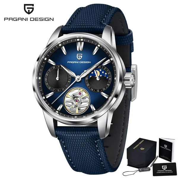 2025 Pagani Design Men's Luxury Automatic Watch – 41MM Stainless Steel Mechanical Timepiece, 100M Waterproof